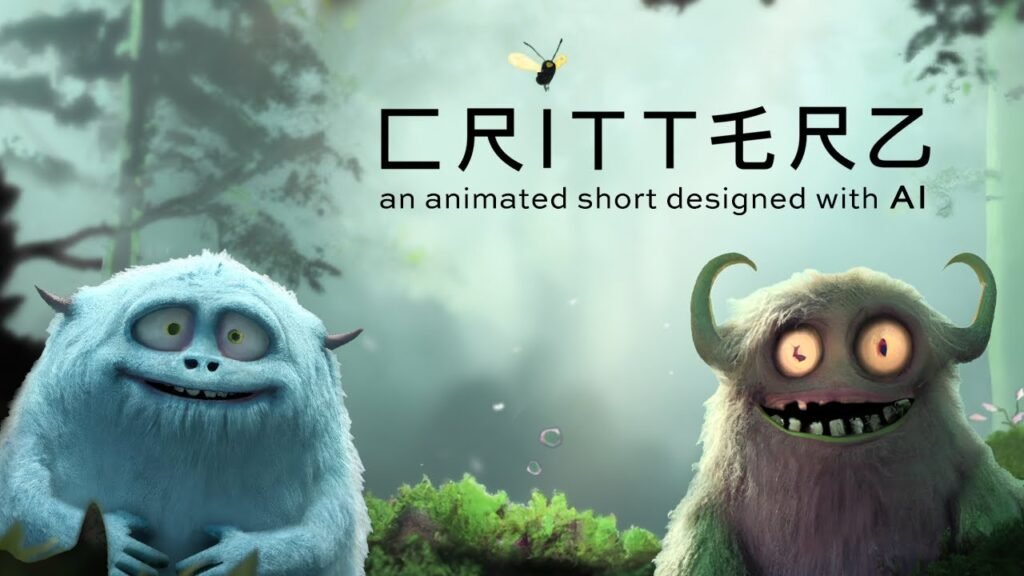 AI animated short film frame generated using Runway ML